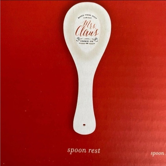 Mrs. Claus Spoon Rest & Tea Towel Gift Set - Picture 3 of 5